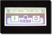 Сенсорный контроллер для дистанционного управления паровыми кабинами
